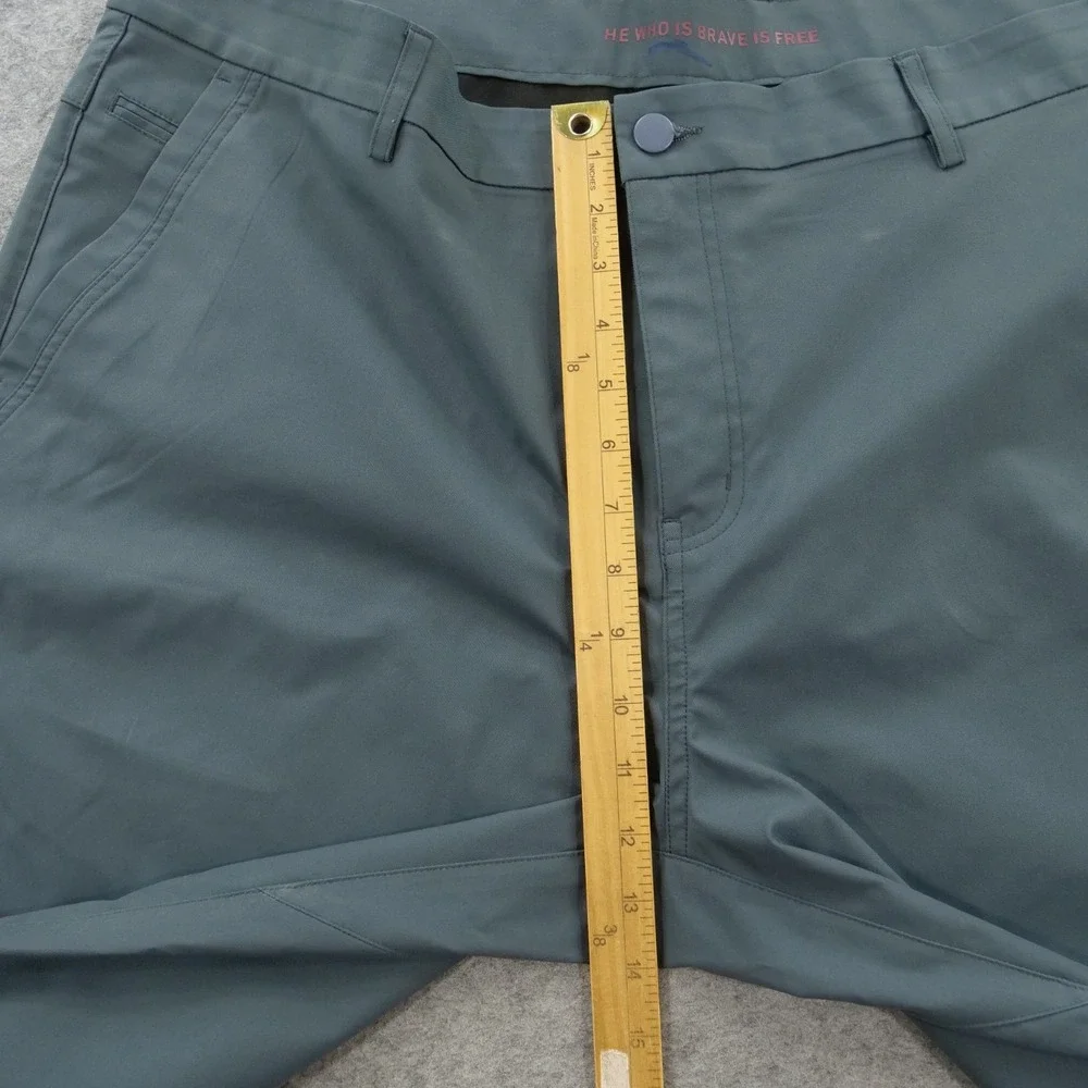 Marcus Pierce Pants Mens 40 Gray Performance Tech Golf Trousers Chino